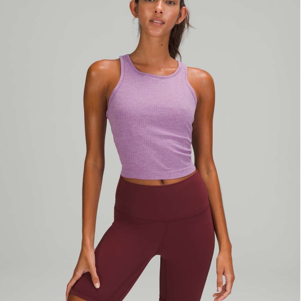 Lululemon Ebb To Street Racerback Crop Tank Top